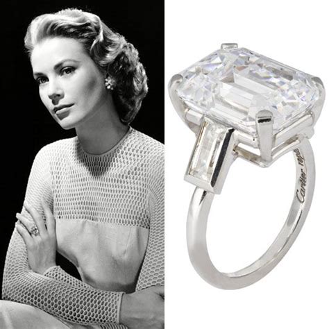 Cartier Recreate Grace Kellys 1047 Carat Diamond Engagement Ring For Nicole K Grace Kelly