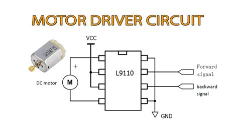 Dc Motor Driver Circuit With L Ic Youtube