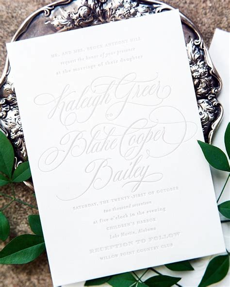 Choose the design you like and add a few final touches to. classic wedding stationary with beautiful calligraphy ...