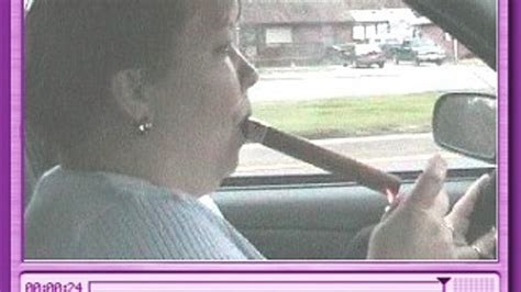 Big Cigar In The Car Part 1 Smoking Dawn Clips4sale