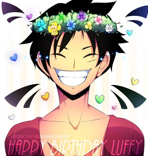 Happy Birthday Luffy Speedpaint By Miruukiiart On Deviantart