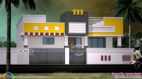 Important Ideas 23 Single Floor House Front Elevation Design In India