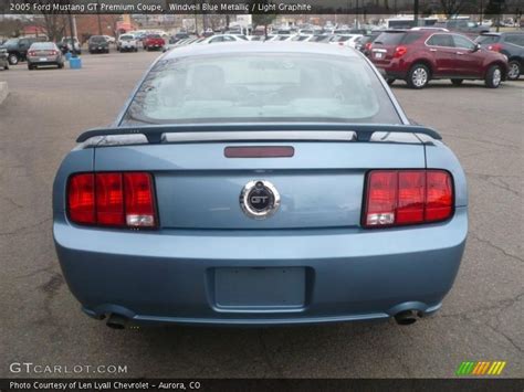 2005 Ford Mustang Gt Premium Coupe In Windveil Blue Metallic Photo No