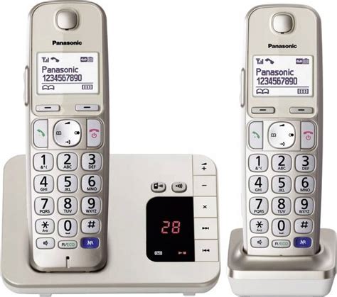 Panasonic KX TGE222 Duo Telefon Bezprzewodowy 10484664797 Oficjalne