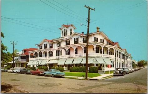 Cape May New Jersey Postcard Chalfonte Hotel At Howard Street C1950s