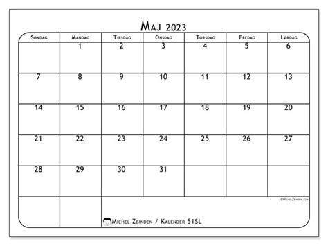 Kalender Maj 2023 Til Print “481sl” Michel Zbinden Da