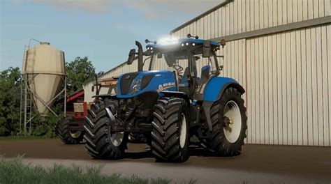 New Holland T7 Swb Edited V10 For Fs 2019 Farming Simulator 2022 Mod