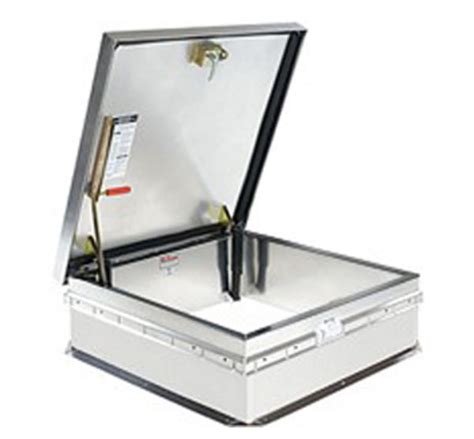 Bilco ladder access roof hatches are available in galvanized steel, aluminum, stainless steel and copper construction to meet any job requirements. Type E-50TB Roof Access Hatch | Bilco UK