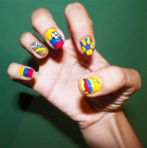 1.50 mtrs x 2:00 m. Colombia... Mundial Brasil 2014 | Uñas decoradas, Uñas ...