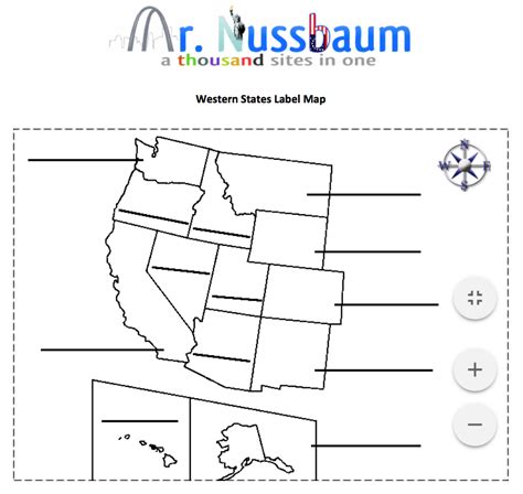 Printable Blank Western States Map Adams Printable Map