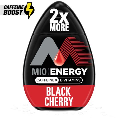 Mio Energy Black Cherry Sugar Free Water Enhancer With 2x More 324 Fl