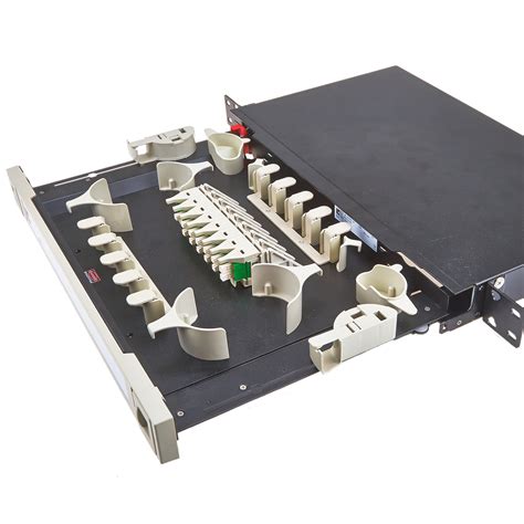 Scapc 16way 1u Fibre Managment Tray With Internal Couplers