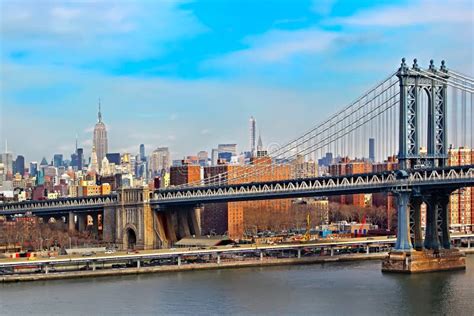 Puente De Brooklyn Y Manhattan New York City Foto De Archivo Imagen
