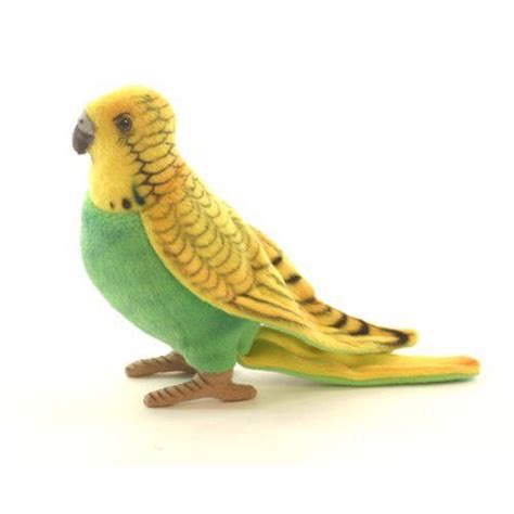 Hansa Parakeet Plush Yellowgreen Like Animals Plush Animals Parakeet