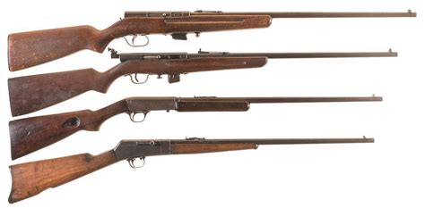 Four Semi Automatic Sporting Rifles A Early Marlin Model A1 Ri Rock