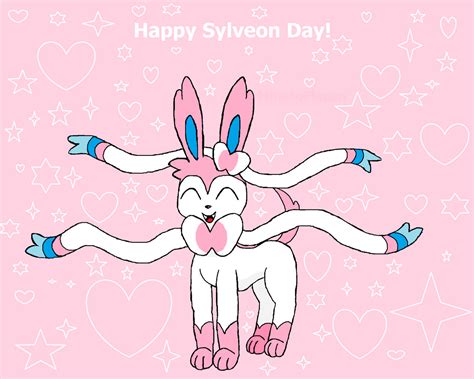 Happy Sylveon Day Digital By Minatofalcon On Deviantart