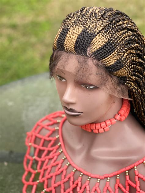 Braided Cornrow Wig Colors 1and27length 14 24inches Long Etsy