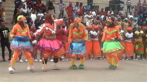 Zambian Nyau Dancers Pfumbi Nyau Festival Mbare Netball Complex