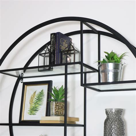 Choose from 70+ black shelf graphic resources and download in the form of png, eps, ai or psd. Large Round Black Mirrored Multi Shelf Unit - Melody Maison®