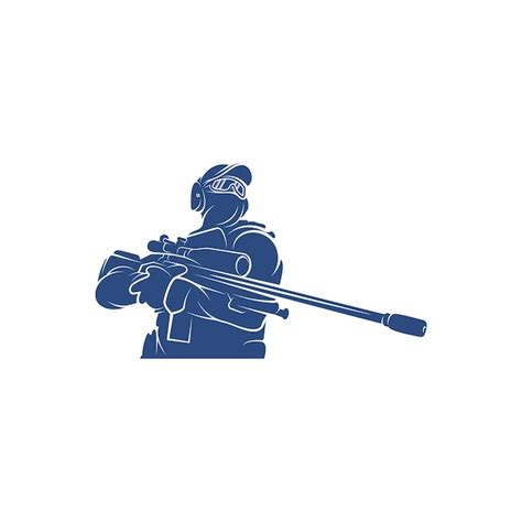 Premium Vector Sniper Army Logo Design Template Vector Graphics To Design