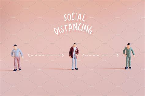 Social Distance Concept Featuring Social Distancing Coronavirus And