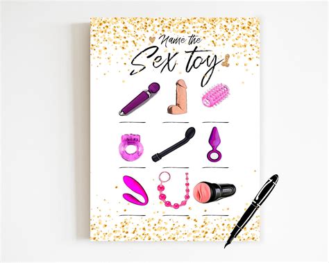 Name The Sex Toys Bachelorette Party Games Hens Party Etsy Australia