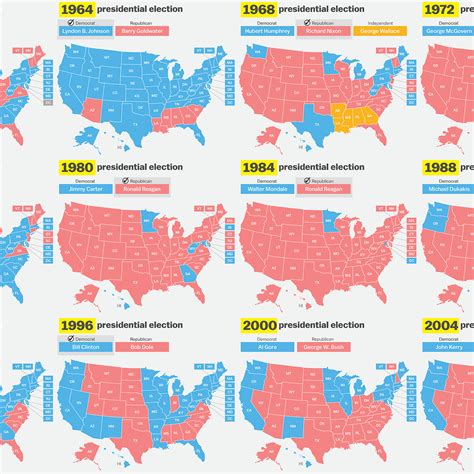 Us Map By Political Party Map