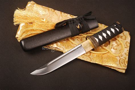 Handmade Self Defense Sharp Tanto Knife Japanese Samurai Short Sword Ebay