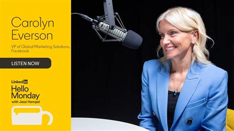 Hello Monday Tech Executive Carolyn Everson Shares How Being Vulnerable At Work Can Yield
