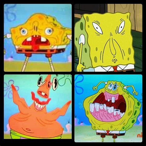 Weird Spongebob Faces Lol Spongebob Pinterest