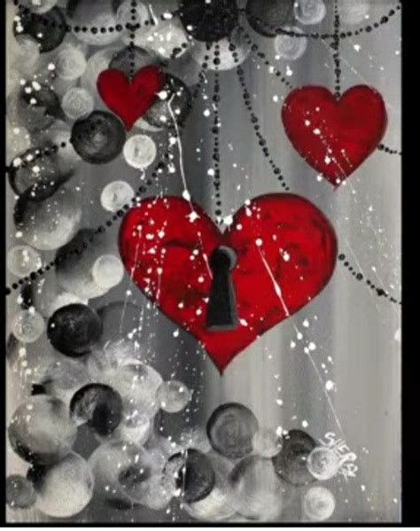 Pin By Mary Dolan Bell On H2o Color Hearts Heart Art Painting Diy