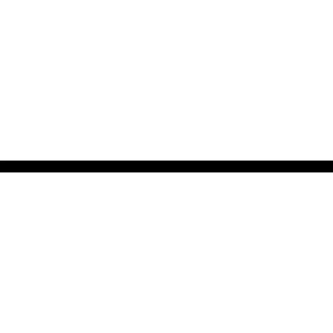 Horizontal Line Symbol