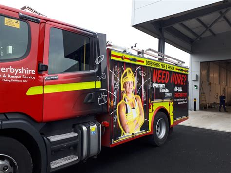 bespoke livery for derbyshire fire and rescue service fleet id