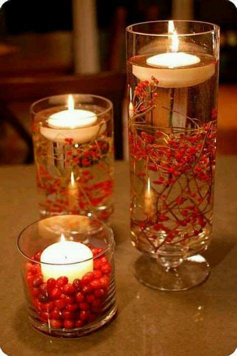 Candles Floating In Water With Branches Simple And Classic Looking