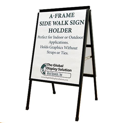 A Frame Sidewalk Sign Holder 22w X 28h The Global Display Solution