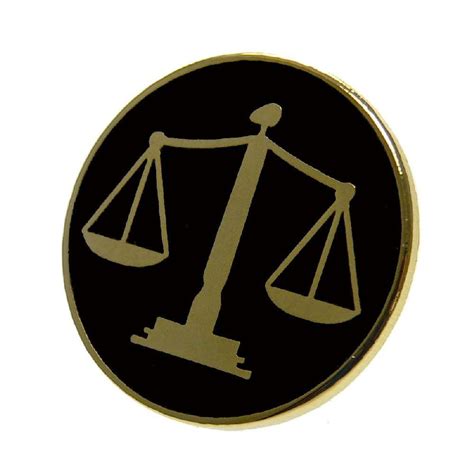 Scales Of Justice Lapel Pin Lawyer Pin Judge Pin Paralegal Pin