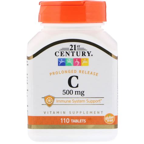 14,951 likes · 887 talking about this. 21st Century, Vitamin C, Prolonged Release, 500 mg, 110 ...