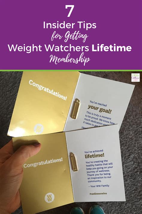 7 Insider Tips For Weight Watchers Lifetime Membership The Holy Mess