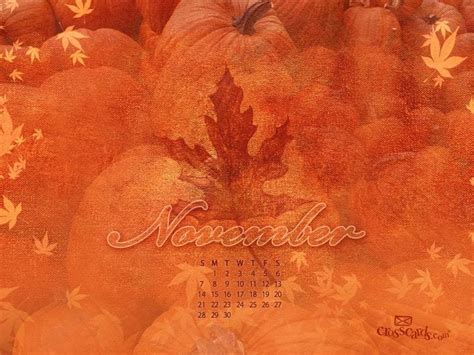 November 2010 Desktop Calendar Free November Wallpaper