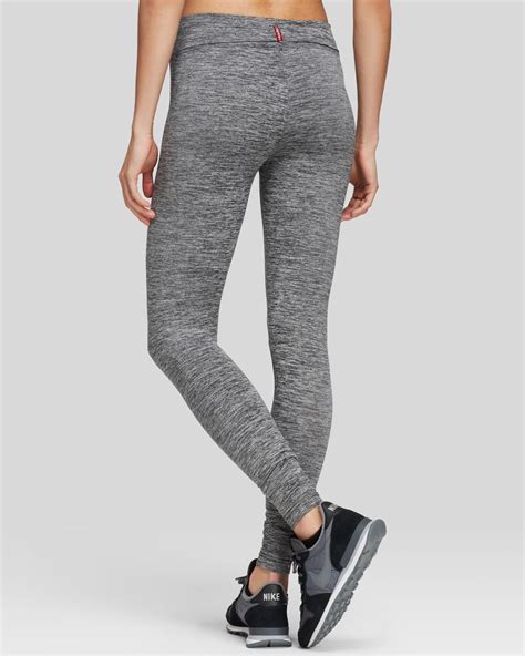 Lyst Hard Tail Speckled Heather Leggings In Gray