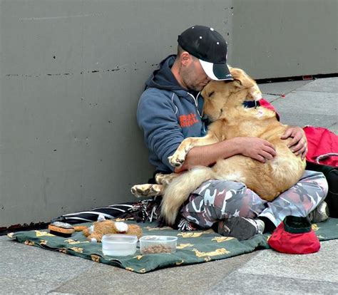 Homeless People And Their Dogs Unconditional Love Wordlesstech