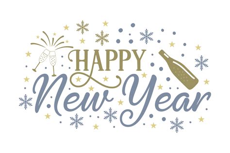 Happy New Year Svg Cut File By Creative Fabrica Crafts · Creative Fabrica