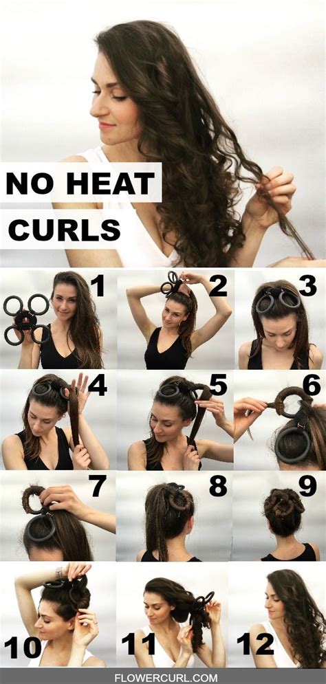 How To Create Quick And Easy Hairstyles No Heat Curls Heatless