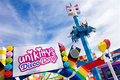 The Lego Movie World Unikitty Disco Drop Ride Horsing Around In