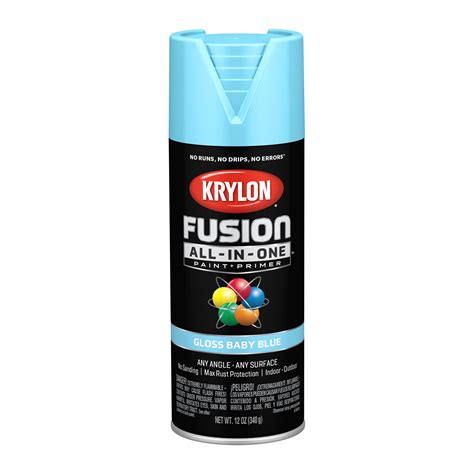 Krylon Fusion All In One Gloss Baby Blue 12 Oz