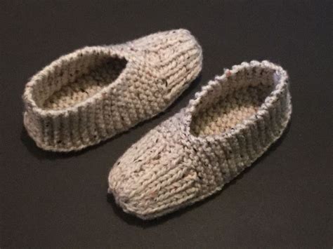 Knitted Slippers Easy For Beginners Knitted Slippers Pattern