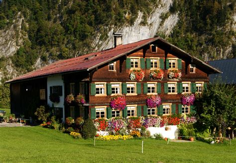 Bregenzerwald House Is The Traditional Form Of Rural House Bregenz