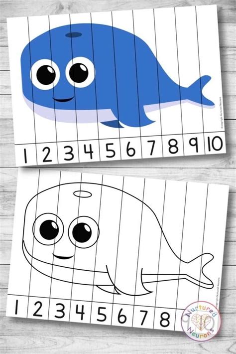 Preschool Number Puzzles For Numbers 1 To 10 Freebie Math Kids And