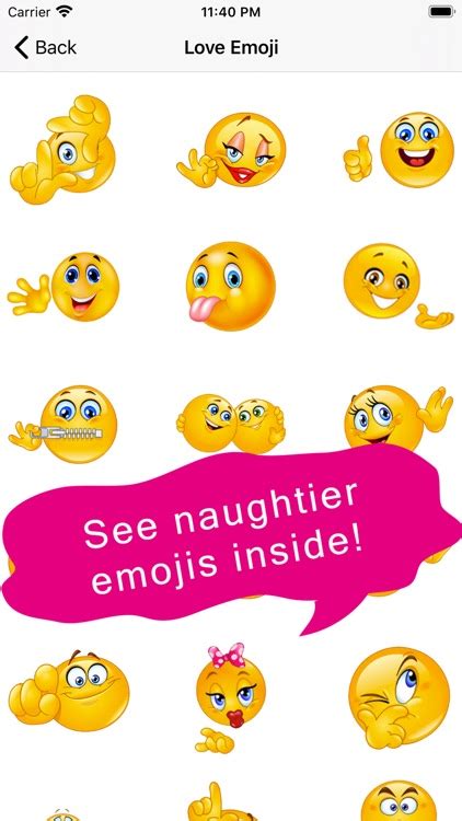 Flirty Emoji Adult Stickers By Mantong Gu