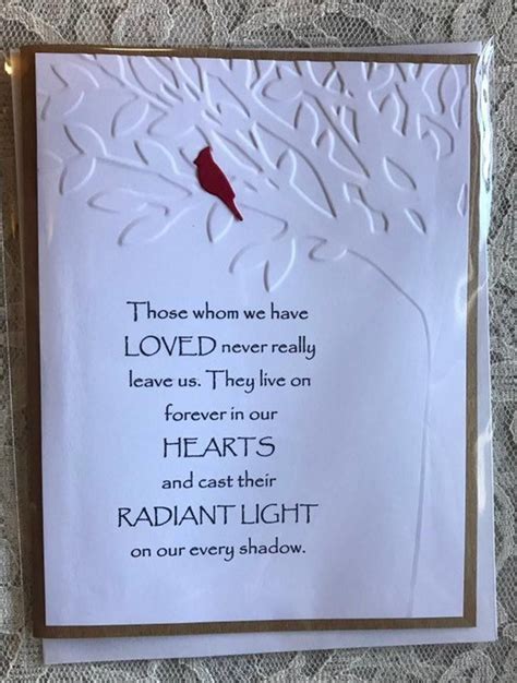 Greeting cards handmade: sympathy card with cardinal grief | Etsy | Sympathy cards handmade ...